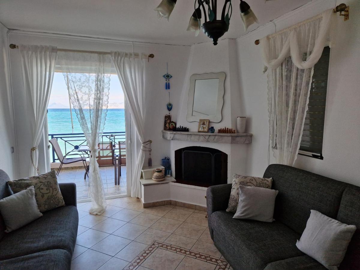 Korinthian Sea View Apartment Nerantza Exterior photo